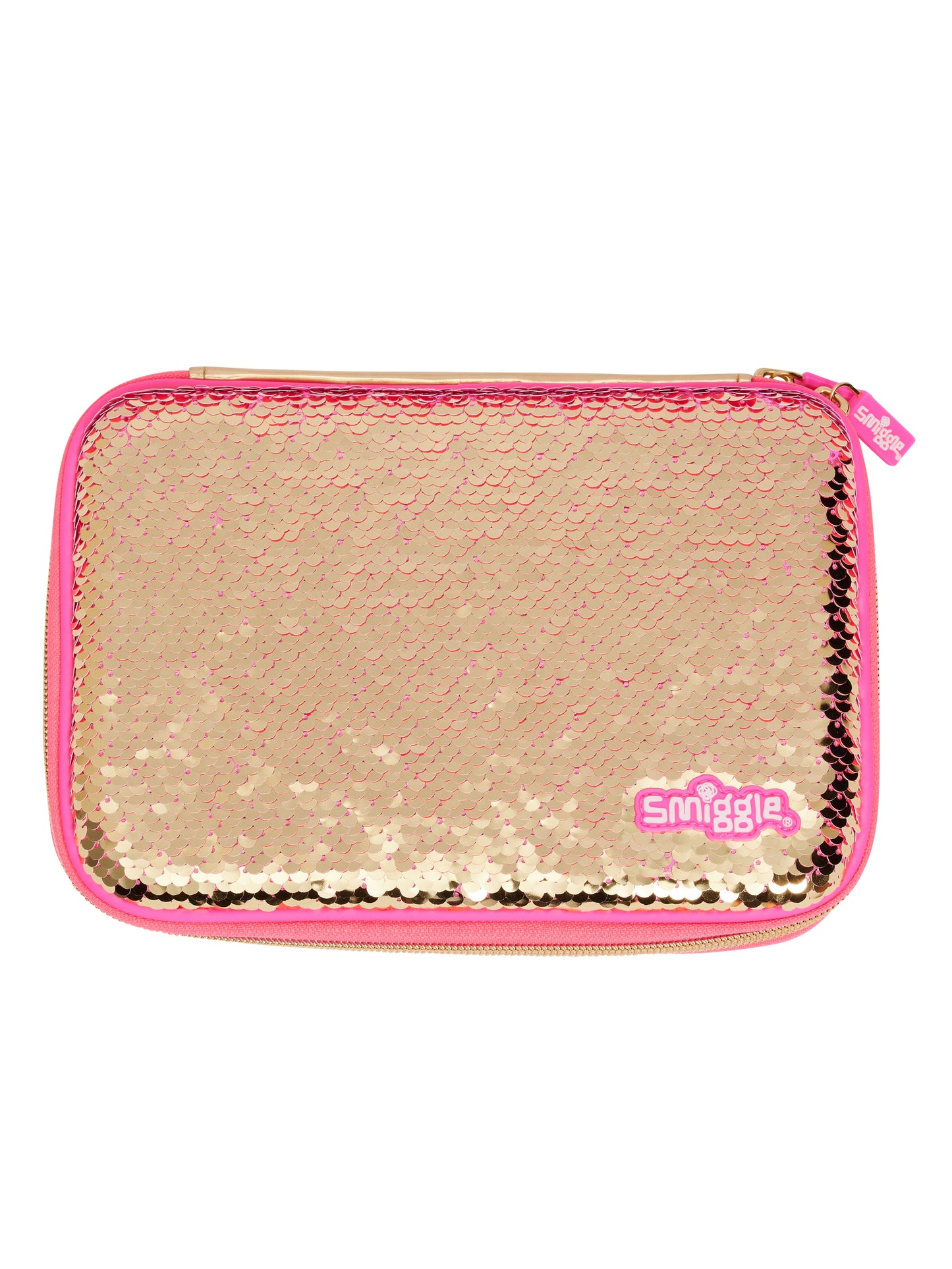 Smiggle Uk hard case pencil case sequins
