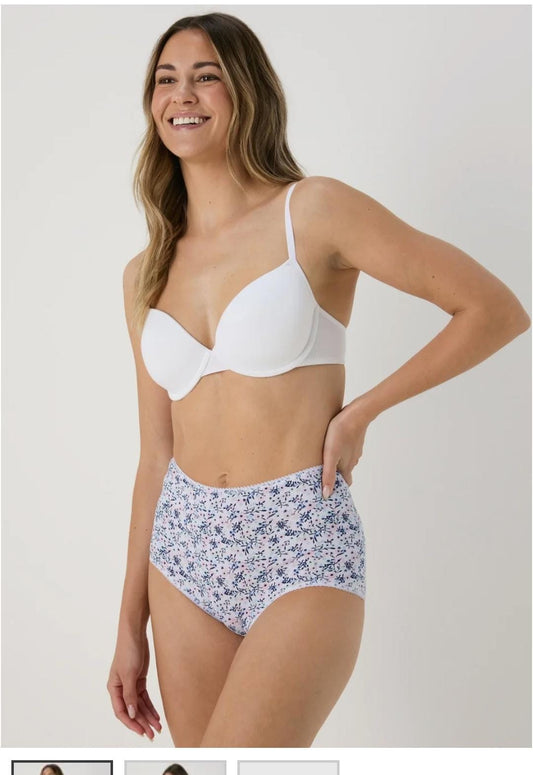 4 Pack Multicolour Floral Print Full Knickers ladies undies