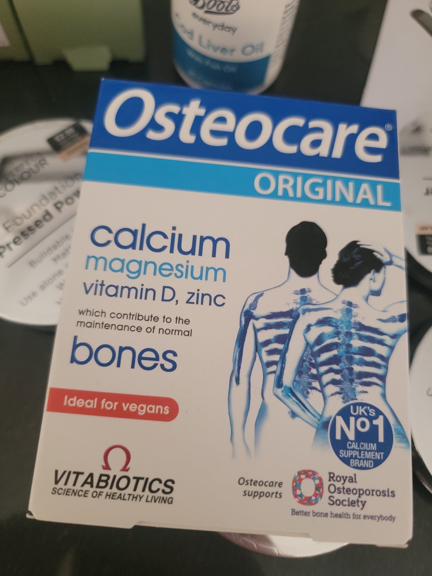 UK Vitabiotics Osteocare Original 30 Tablets expiry nov 27