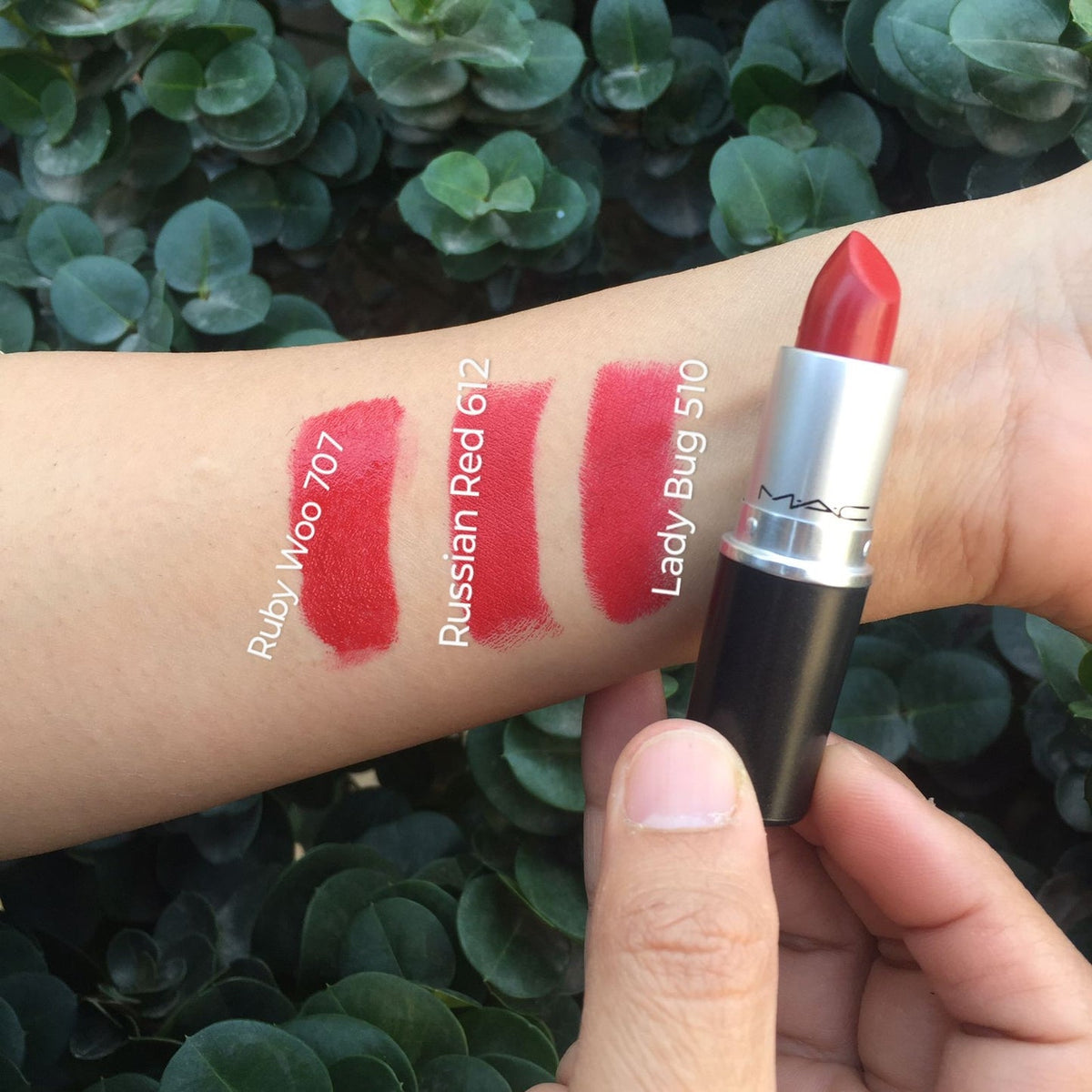 Mac lustre Rouge A Levres Lipstick lady bug 510