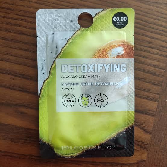 Primark detoxifying avocado cream mask