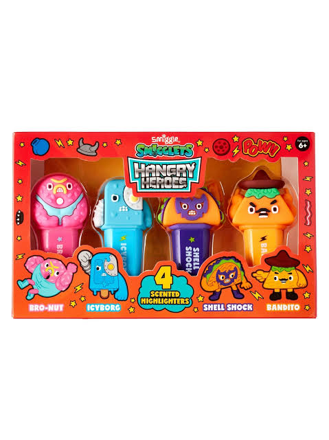 Smiggle Uk kids 4 scented highlighters