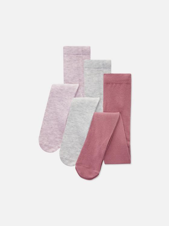 Primark UK baby girls winter Leggings Tights 3 Pack