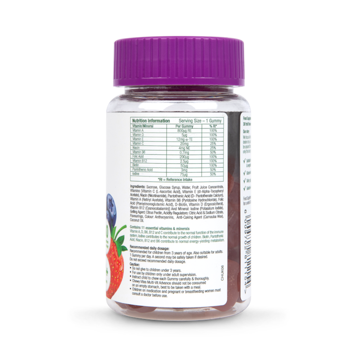 Chewy Vites Kids Multivitamin Advance 30 Chewables bought from boots