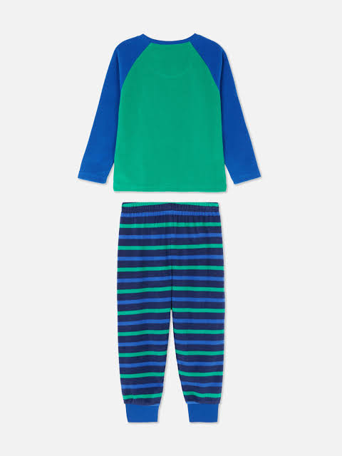 Primark Uk fleece top pyjama pj set boys