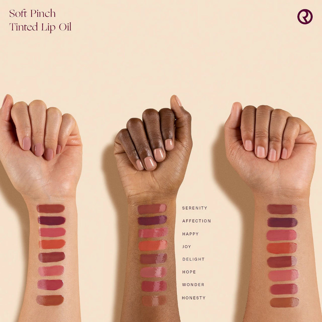 Rare Beauty Soft Pinch Tinted Lip Oil happy full size