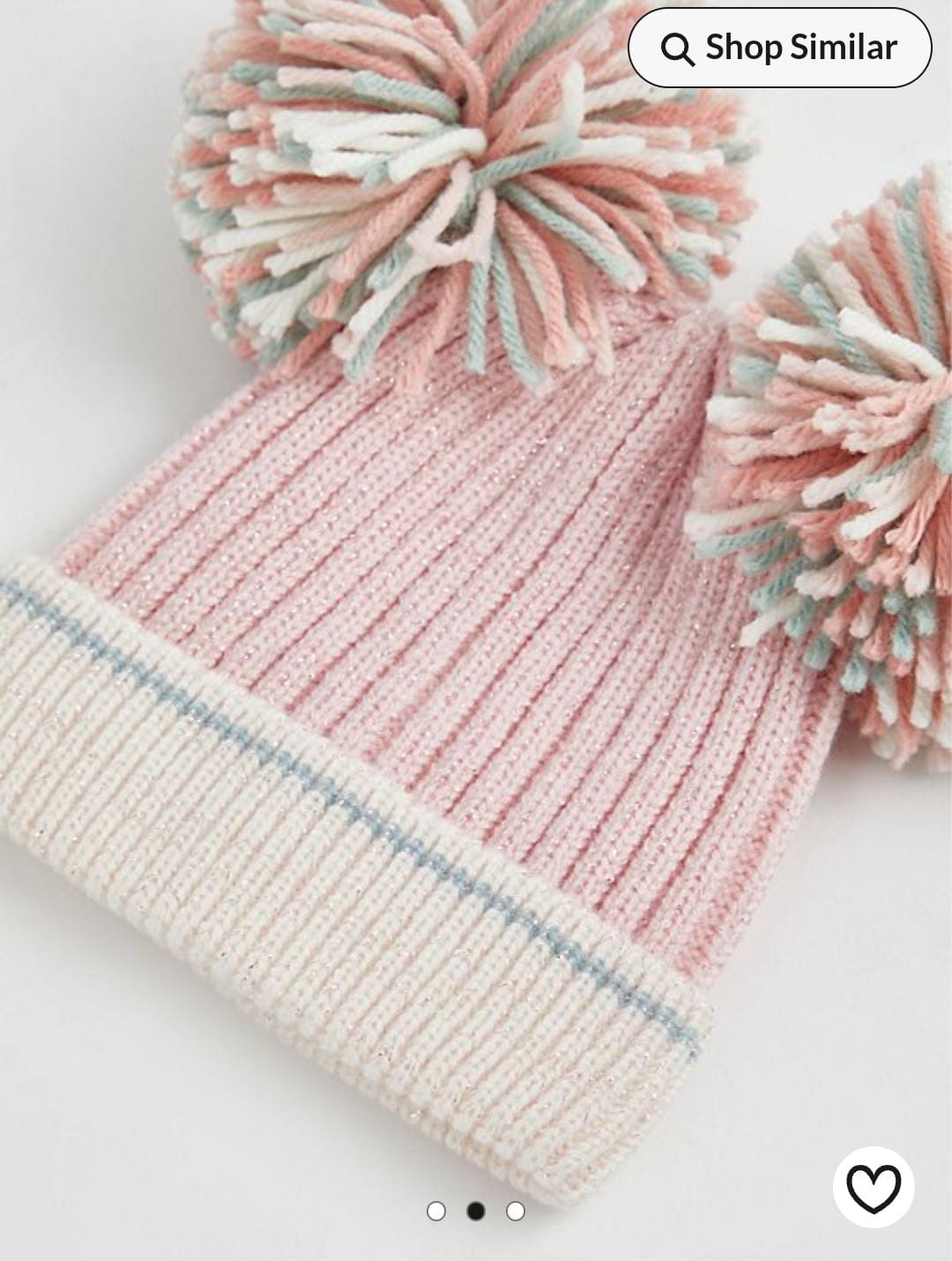 George Uk matching hat and mittens set