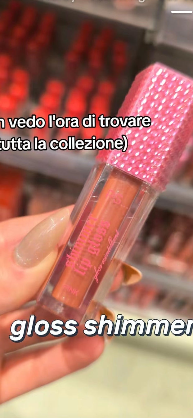 Primark uk shimmer lipgloss nude pink