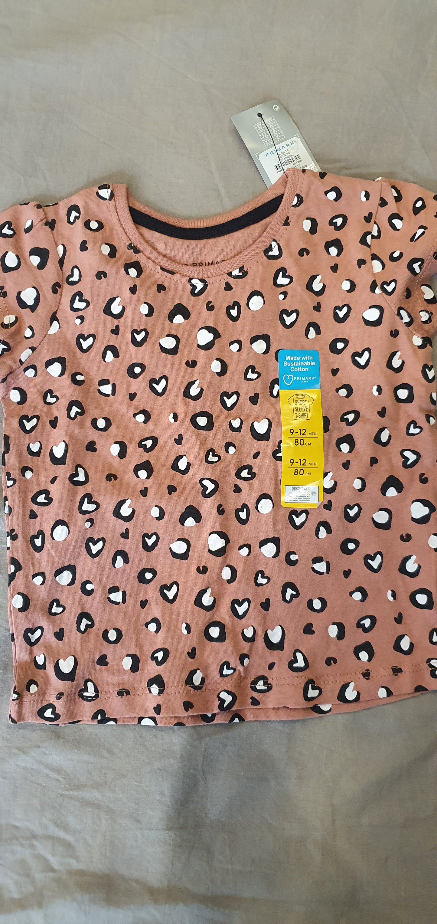 Primark baby tee 9-12 months