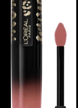 Loreal Rouge signature brilliant lipgloss 320 be feminist