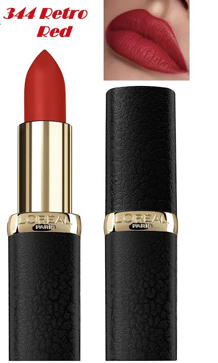 Loreal Uk color riche lipstick matre 344 retro red