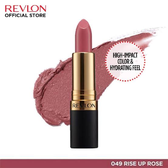 Revlon super lustrous lipstick 049 rise up rose