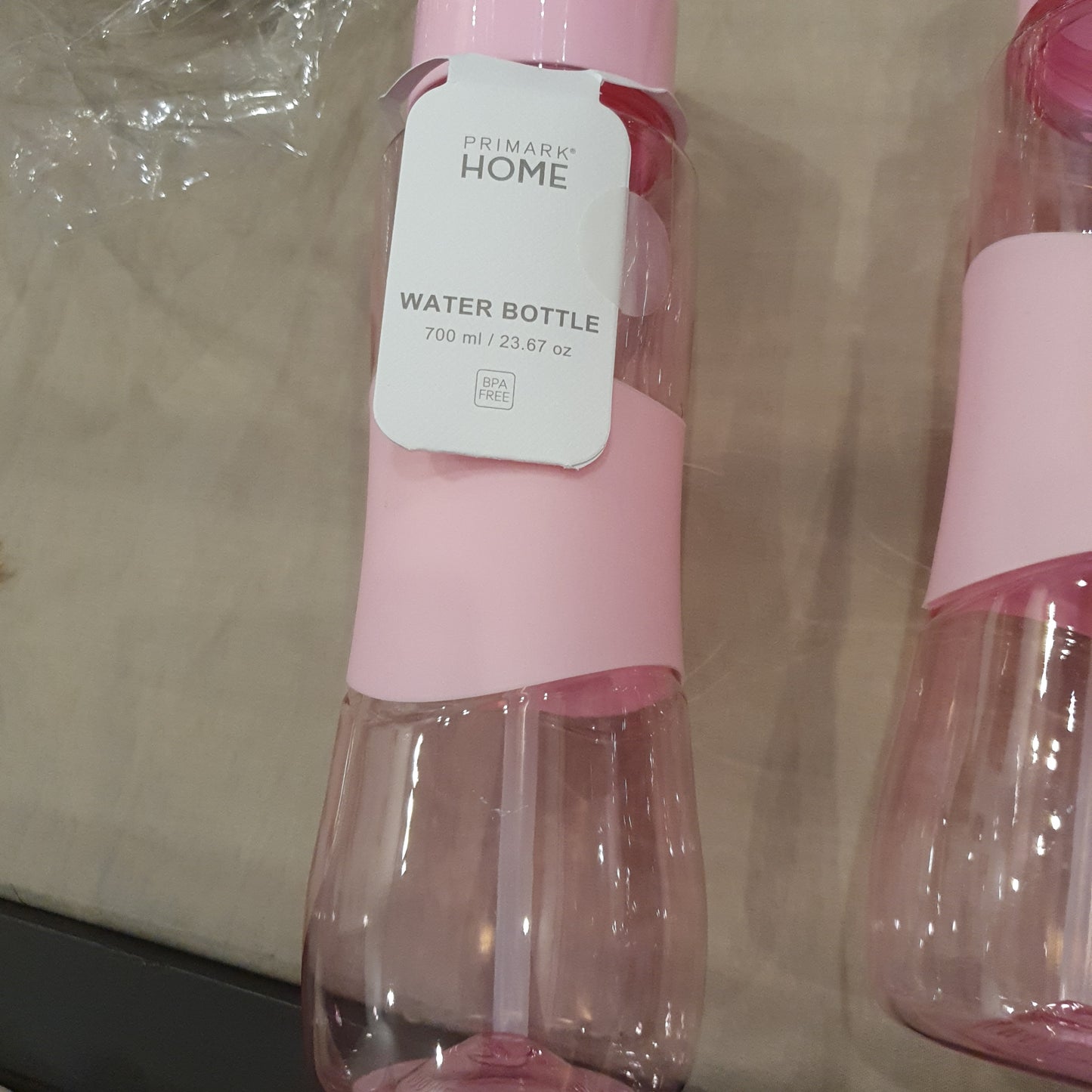 Primark Uk 700 ml water bottle with straw