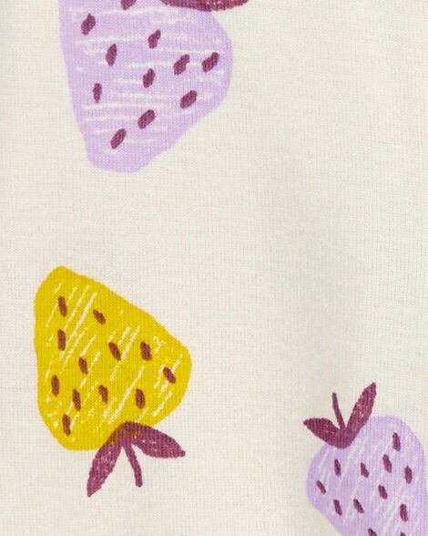 Carters Baby 2-Pack Strawberry Zip-Up Cotton Sleeper Pyjamas