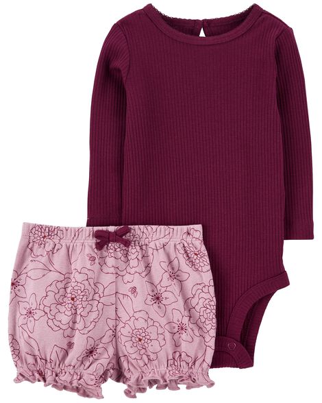Carters Baby 2-Piece Bodysuit & Short Set