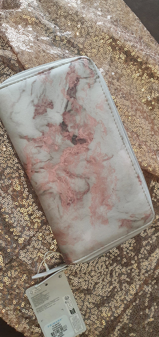 Primark pink grey  wallet purse