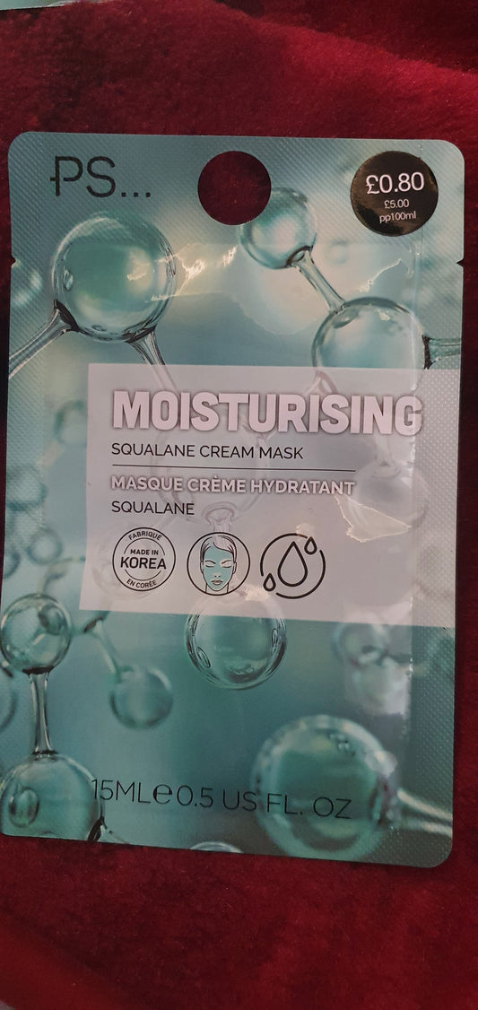 Primark moisturising cream mask