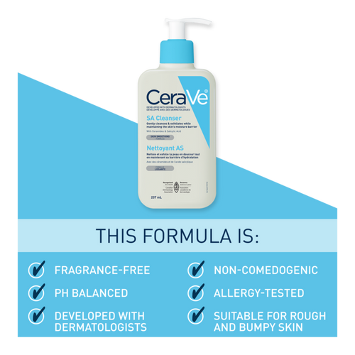 Cerave 473ml SA cleanser
