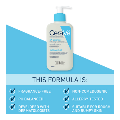 Cerave 473ml SA cleanser