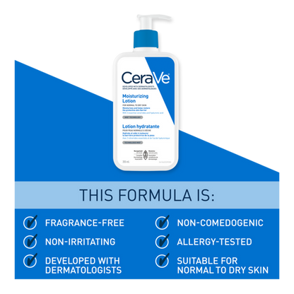 CeraVe 355ml moisturizing lotion normal to dry skin