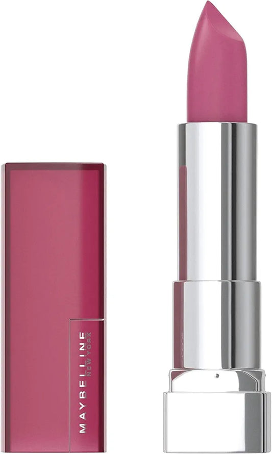 Maybelline New York Color Sensational Creamy Matte Lipstick, 665 Lust Blush, 3.9g