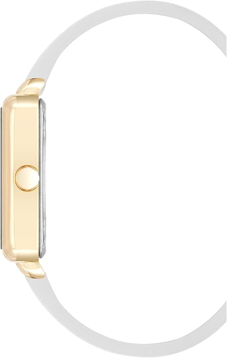 NINE WEST Women's Strap Watch white