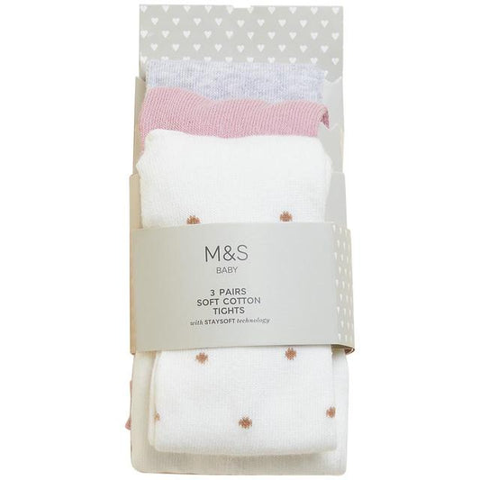 M&S Uk baby girls winter tights leggings