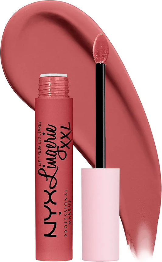 NYX PROFESSIONAL MAKEUP Lip Lingerie XXL Matte Liquid Lipstick - Xxpose Me (Peach Pink)