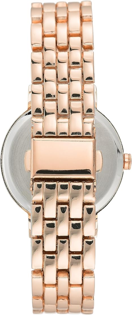 Nine WEST Women's Glitter Accented Dial Watch