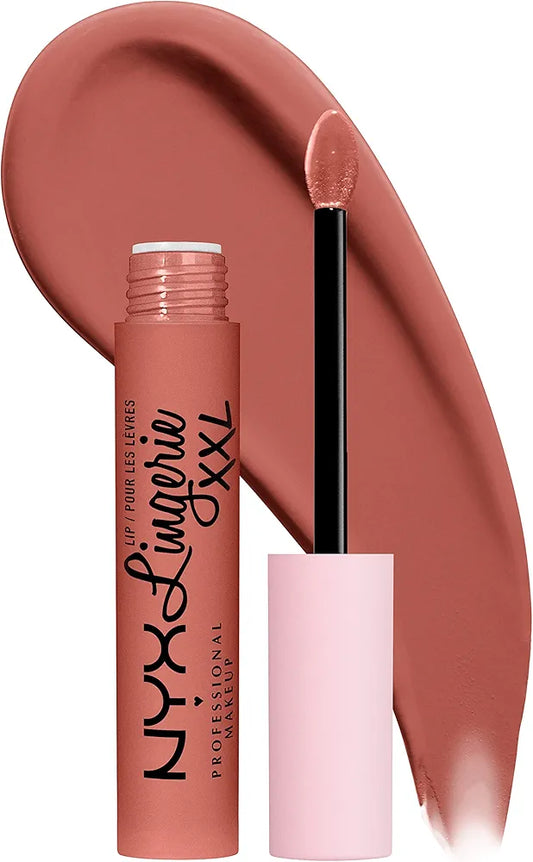 NYX PROFESSIONAL MAKEUP Lip Lingerie XXL Matte Liquid Lipstick - Turn-On (Peach Nude)