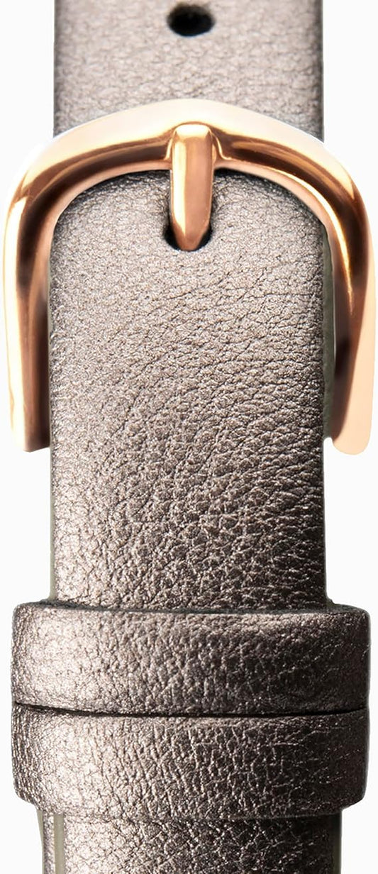 Sekonda Editions Womens 37mm Quartz Watch in Silver with Analogue Display, and Bronze PU Strap