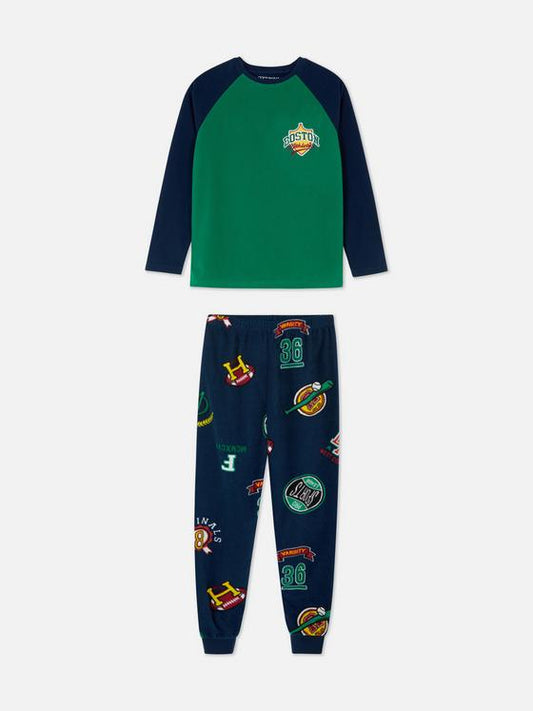 Primark Uk  fleece boys pyjama pj set