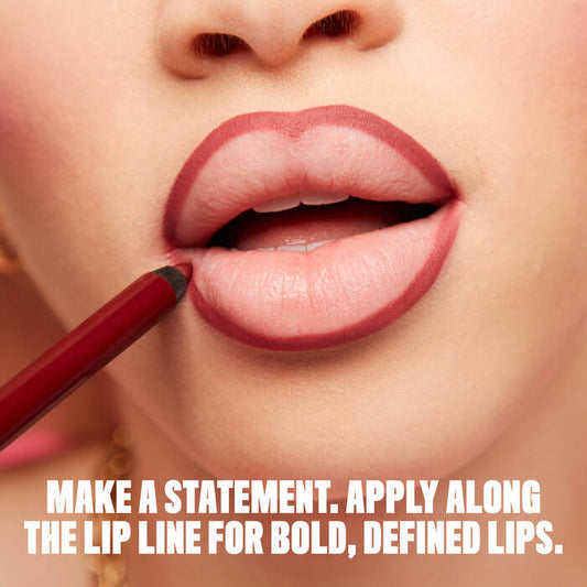 NYX PROFESSIONAL MAKEUP Line Loud Lip Liner, Longwear and Pigmented Lip Pencil with Jojoba Oil & Vitamin E - make a statement
