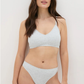 Matalan Grey Seamless Bra & Briefs Set