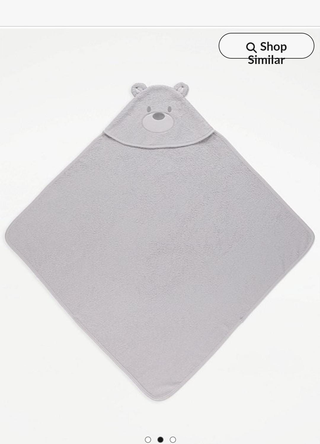 George baby hooded towel