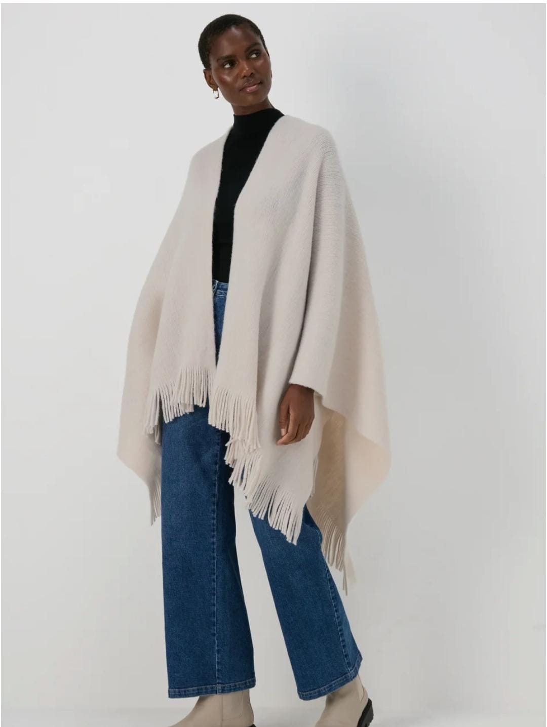 Matalan Uk women cream winter shawl very warm