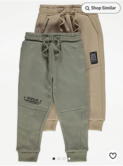 George Uk boys fleece winter joggers pyjamas