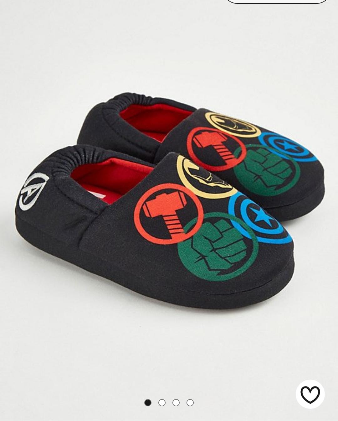George uk Marvel The Avengers Grey Mule Slippers