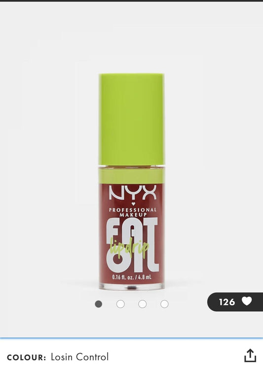 NYX Fat Oil - Lip drip shade fold13 losin cone-trol