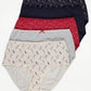 George Full Brief Knickers 5 Pack cotton