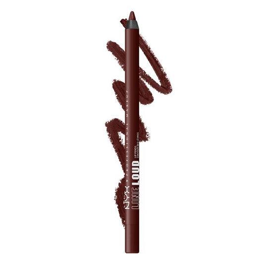 NYX PROFESSIONAL MAKEUP Line Loud Lip Liner, Longwear and Pigmented Lip Pencil with Jojoba Oil & Vitamin E - make a statement