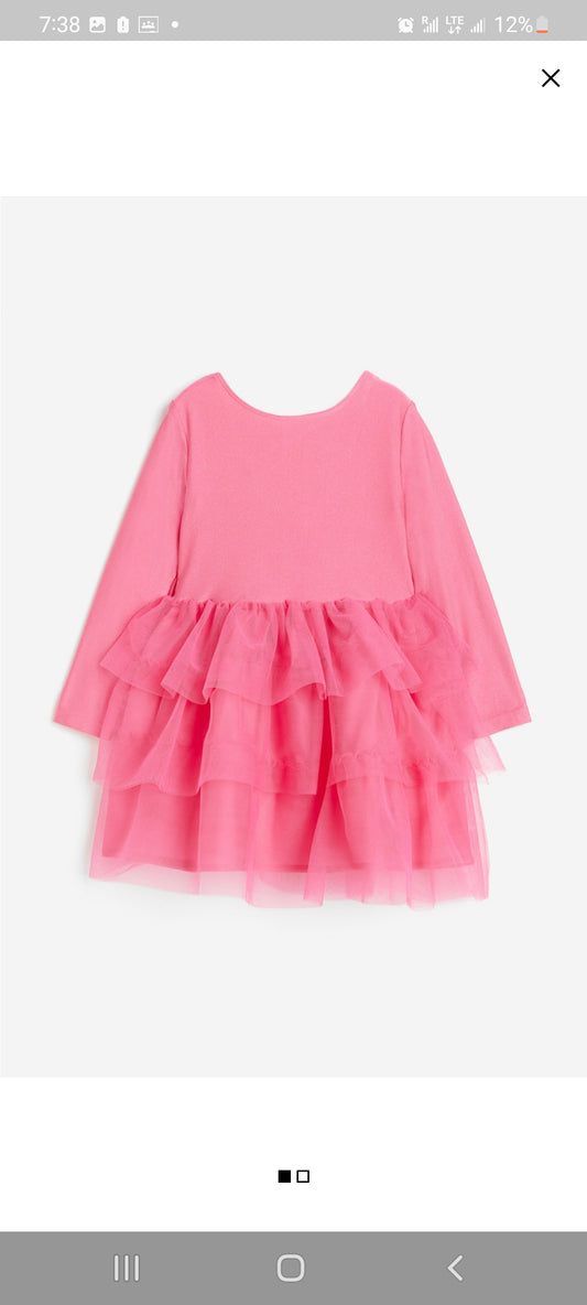 H&M uk girls link tulle skirt dress