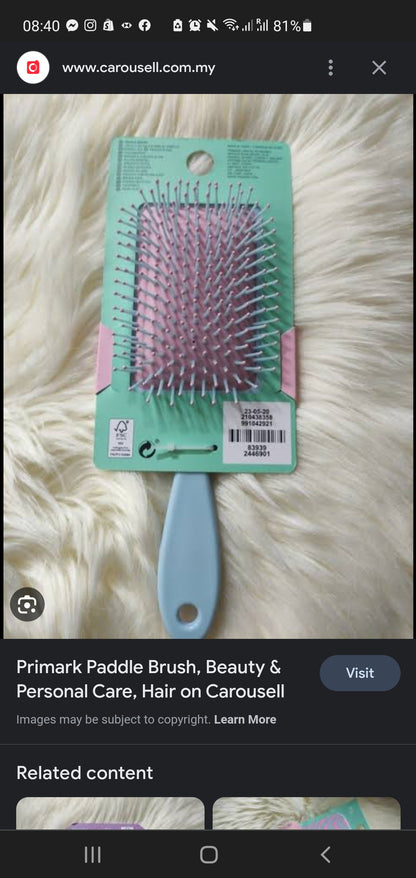 Primark Uk paddle brush