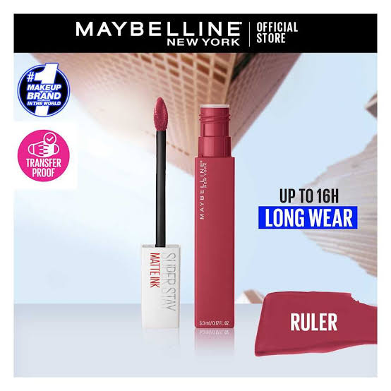 Maybelline superstay Matte Ink lipstick- 80 Ruler