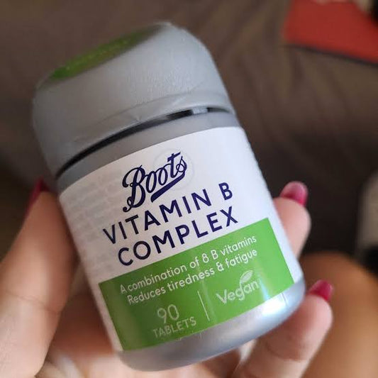 Boots Uk vitamin B complex 90 tablets 3 month supply experience 1/27
