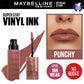 MAYBELLINE - SUPER STAY VINYL INK LONGWEAR LIQUID LIPCOLOR -120 Punchy