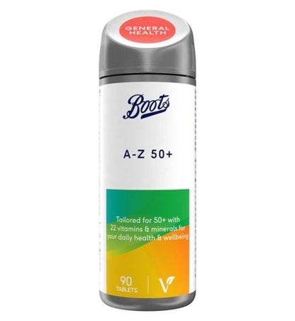 Boots uk Multivitamins A to z 50 + 90 tablets bought from boots uk 🇬🇧