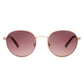 Primark women sunglasses rose gold metal