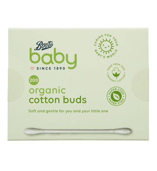 Boots Organic Baby Cotton Buds 200 UShopUK Boots Organic Baby Cotton Buds 200 UShopUK