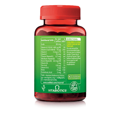 Vitabiotics Wellkid Marvel Multi-vits 50 gummies